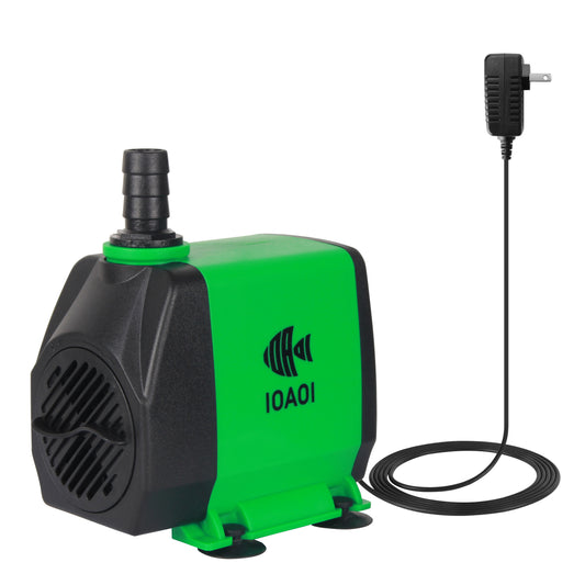 DC Water Pump 800 GPH for Aquarium, Fish Tank, Fountain, Pond, Statuary & Hydroponics - High Efficiency Submersible Return Pump