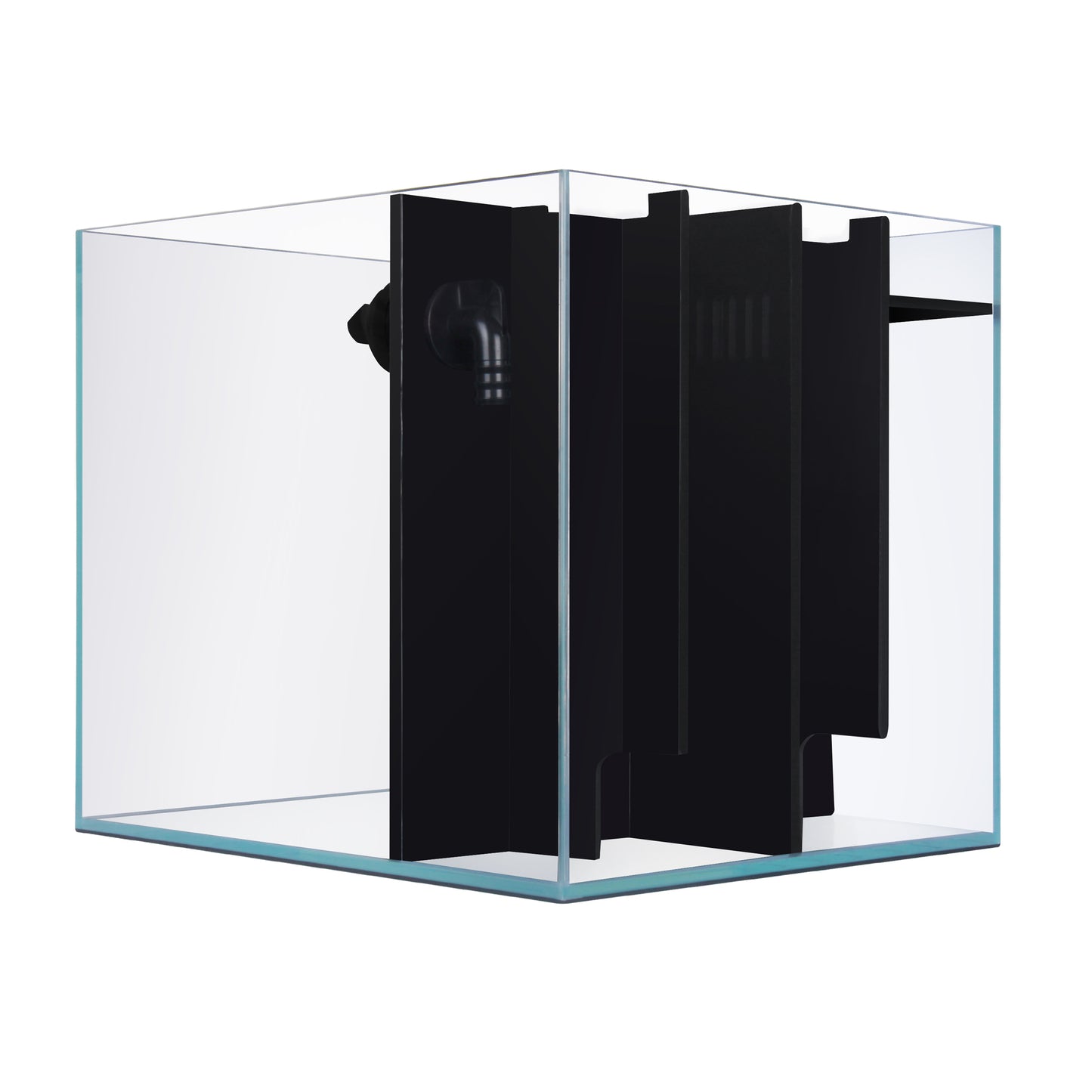 Coralland 8-Gallon Saltwater Aquarium - Ultra Clear Low Iron Glass, 45° Angled Joint Design, Crystal Clear Viewing, Perfect for Marine Fish & Reef Tanks & Freshwater