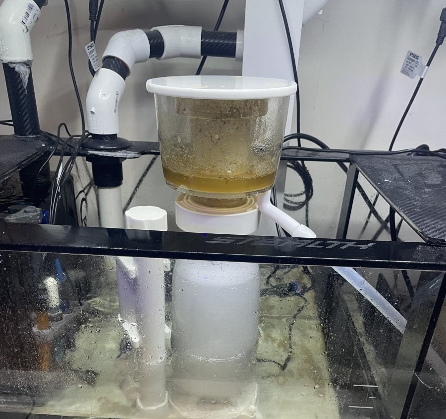 Protein Skimmer for Saltwater Aquariums, for Fish Tanks up to 110 Gallons, DC Needle-Wheel Pump